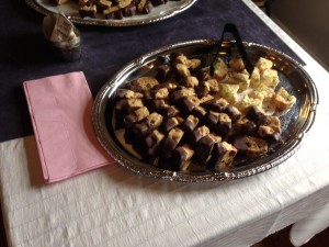 Photo of Biscotti tray at Perk and Cork